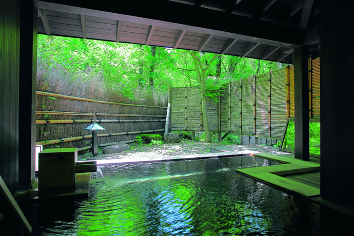 Private outdoor onsen